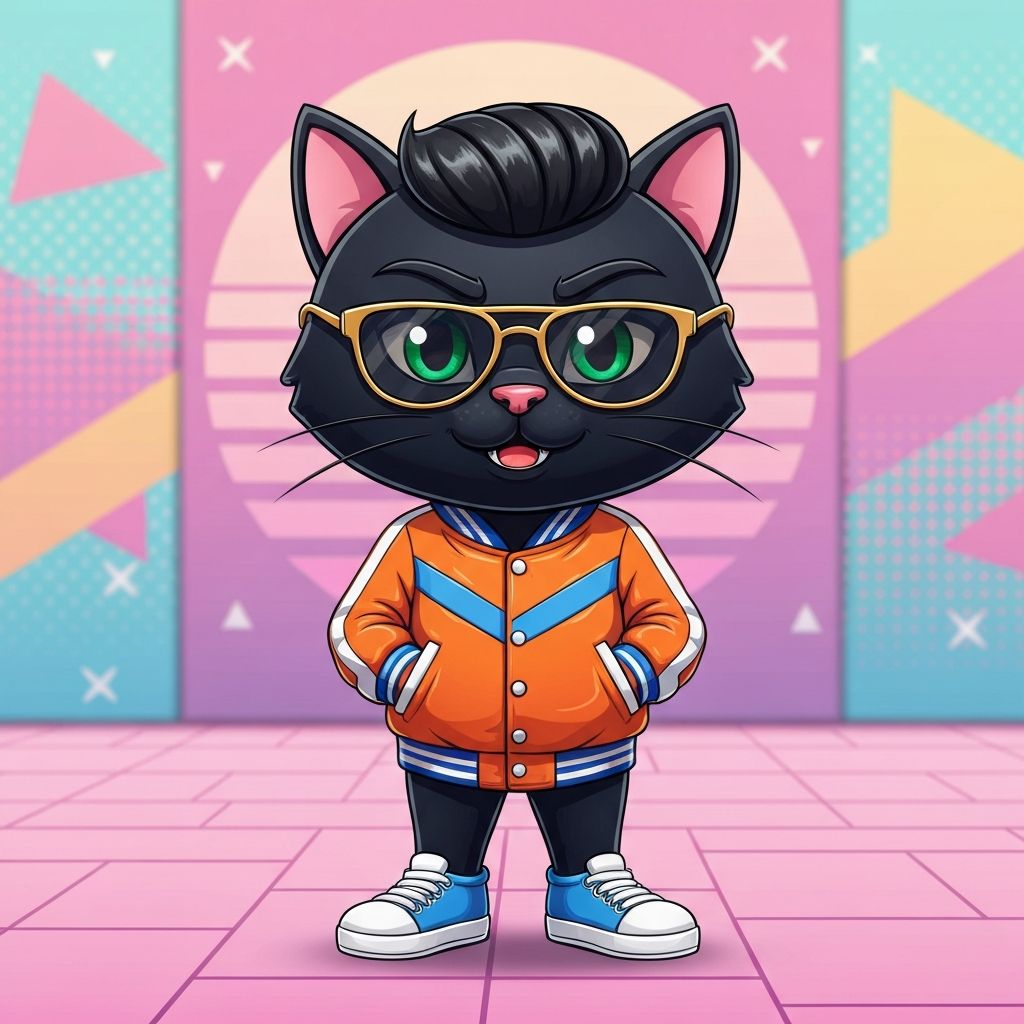 Cool Cat Stuff mascot